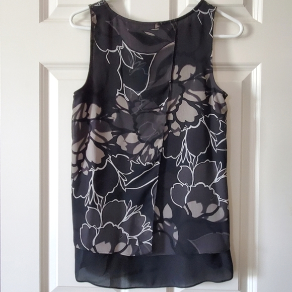 NWT Apt. 9 Layered Chiffon Tank Size S - Picture 2 of 9